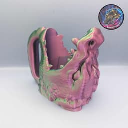 dragon head can holder 3d model