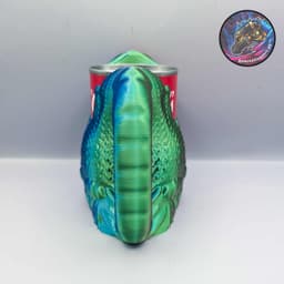 dragon head can holder 3d model