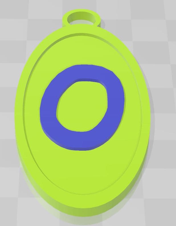 O KEYCHAIN 2.stl 3d model