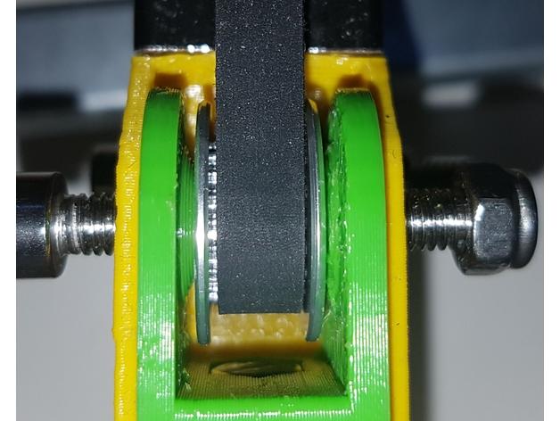 Belt tensioner/idlers mount 3d model