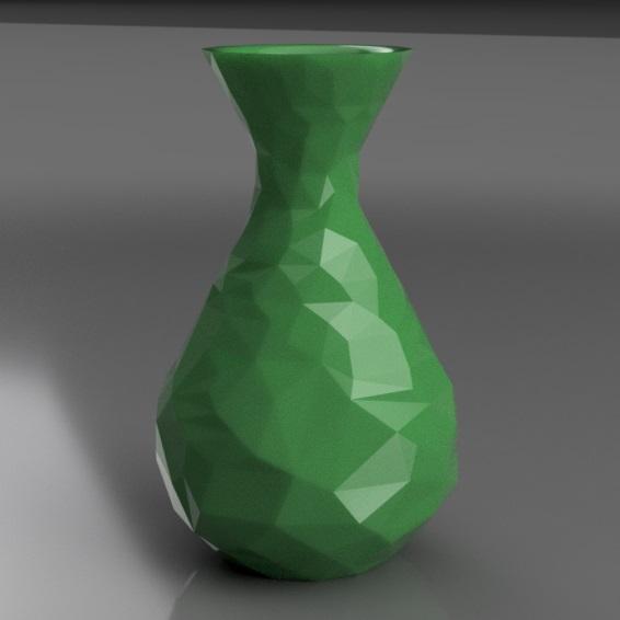 Flower Vase LOW POLY 3d model