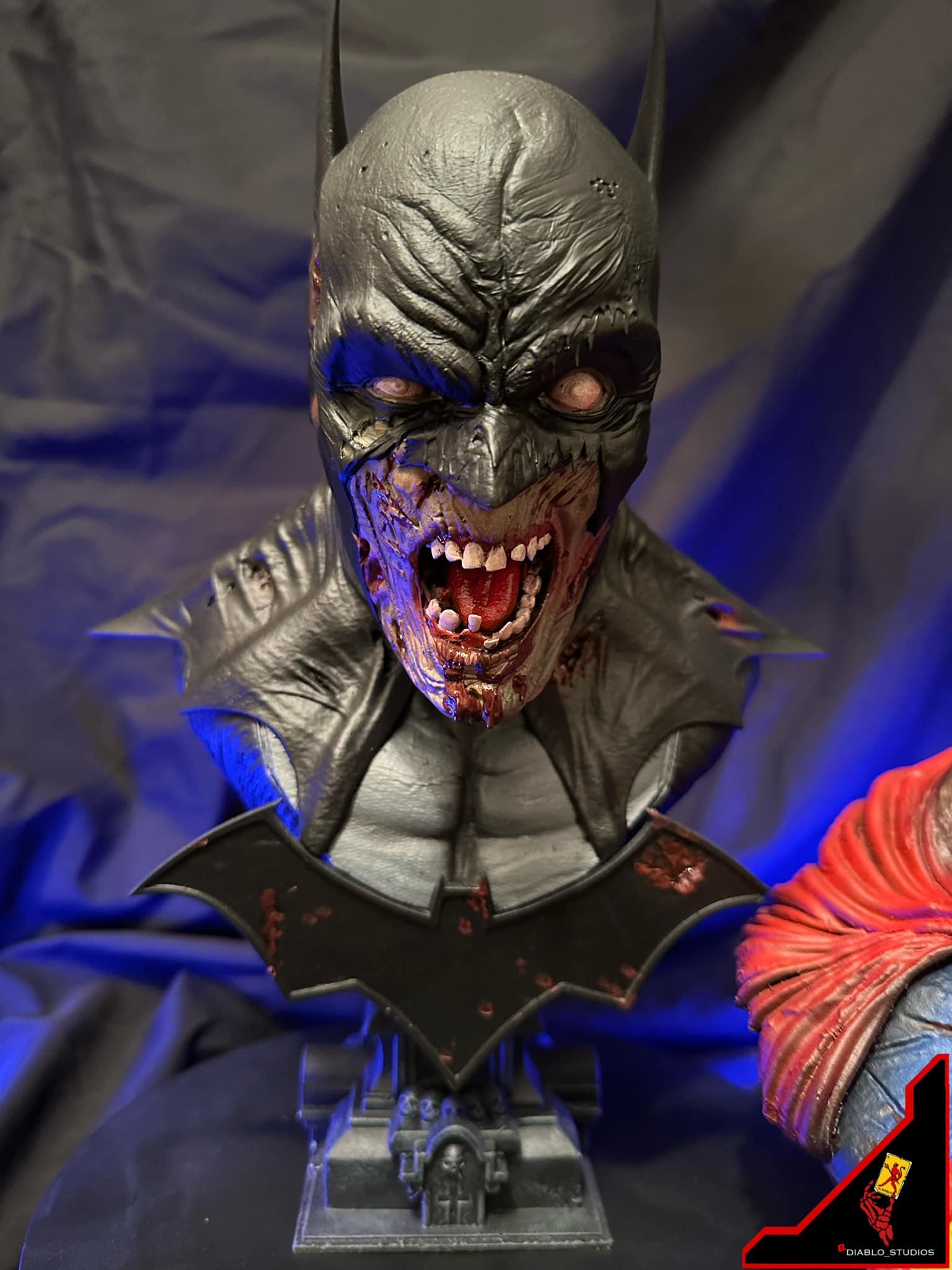 B3DSERK BATMAN ZOMIE BUST TESTED AND READY FOR 3D PRINTING 3d model