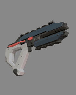 Bolt Pistol from EVE Dust 514 3d model