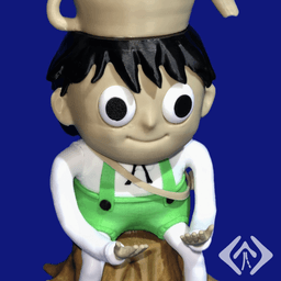 Gregory – Game Controller Stand (Inspired by Over the Garden Wall) 3d model