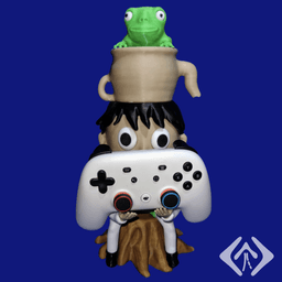 Gregory – Game Controller Stand (Inspired by Over the Garden Wall) 3d model