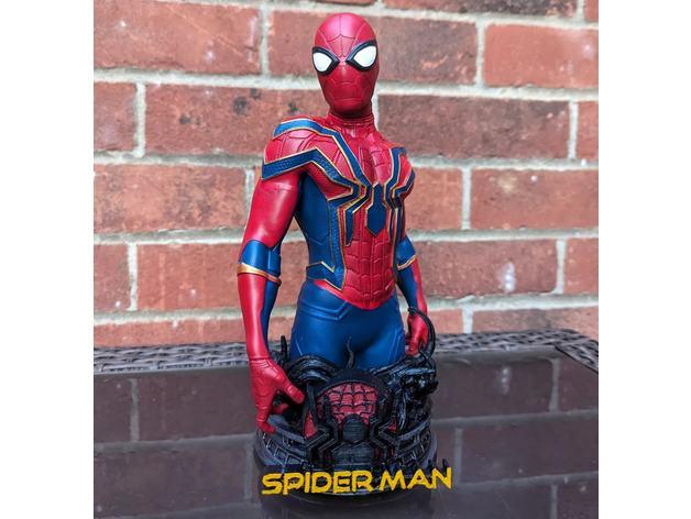 WICKED MARVEL SPIDERMAN BUST: TESTED AND READY FOR 3D PRINTING 3d model