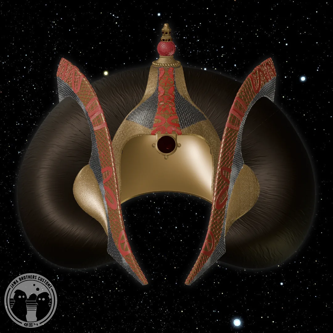 Queen Amidala's Throne Headdress 3d model