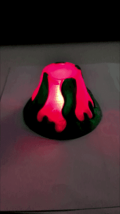 Volcano LED tealight holder 3d model