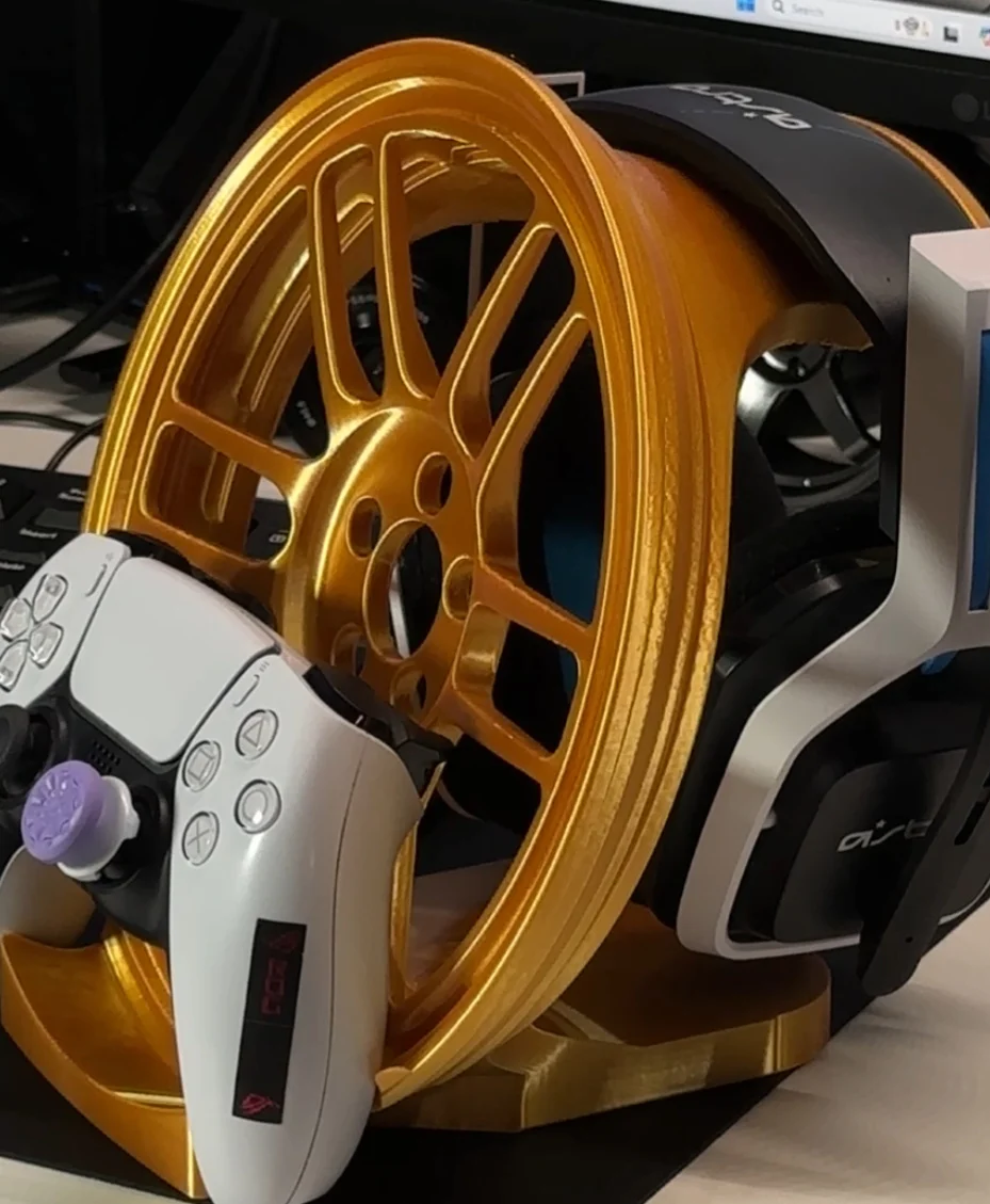 RPF1 Style Headphone and Controller Stand 3d model