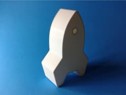 Rocket nestable box (v1) 3d model