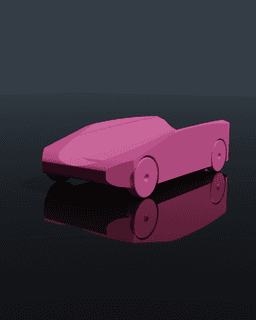 Keychain Derby Car - Original 3d model