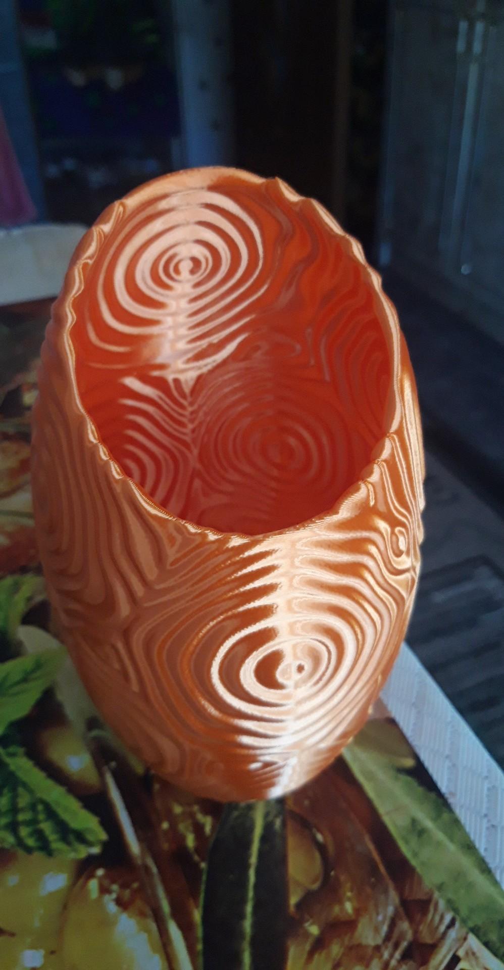 Ripple Vase (Ovoid) - great design :)  - 3d model