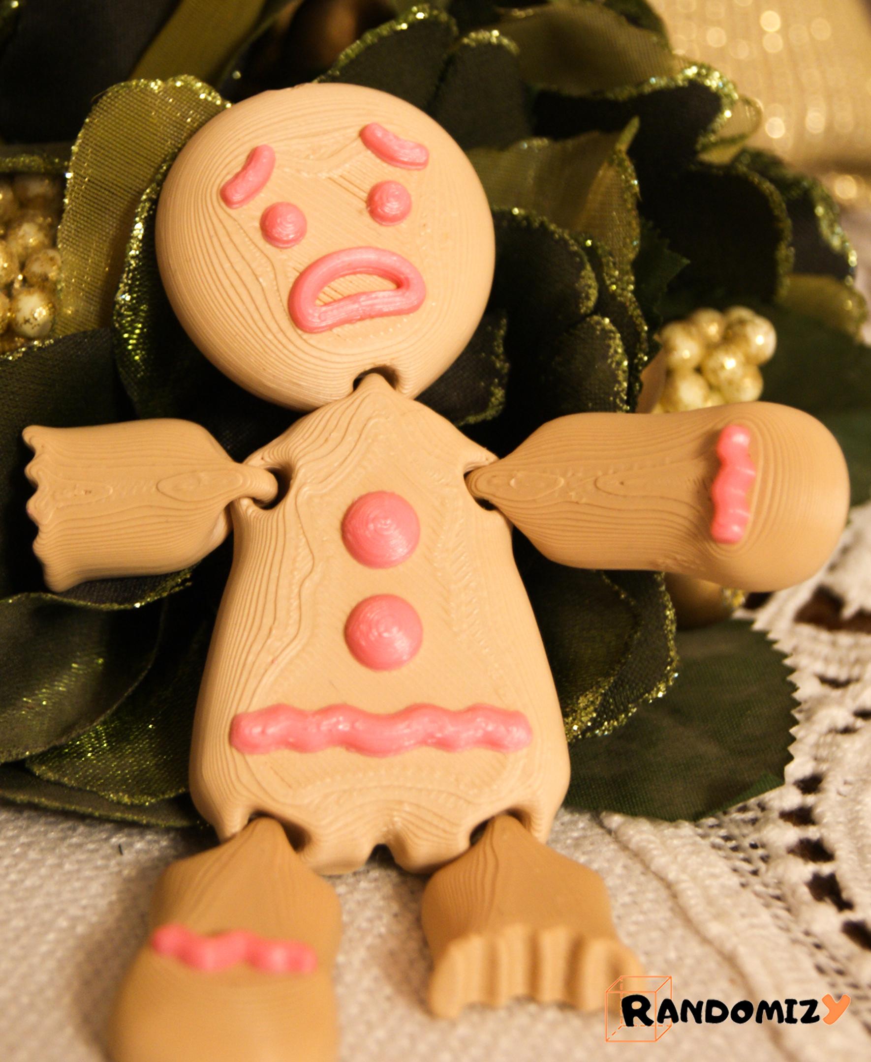 Flexi Gingerbread Man #2 3d model