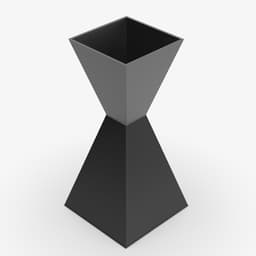 MINIMALIST GEOMETRIC VASE 3d model