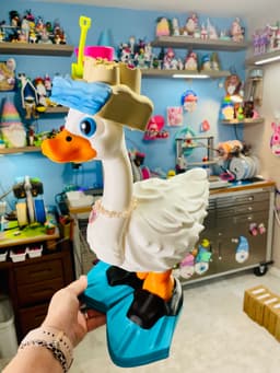Sandcastle and Flippers Goose Gear for Porch Goose 3d model