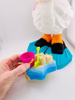 Sandcastle and Flippers Goose Gear for Porch Goose 3d model