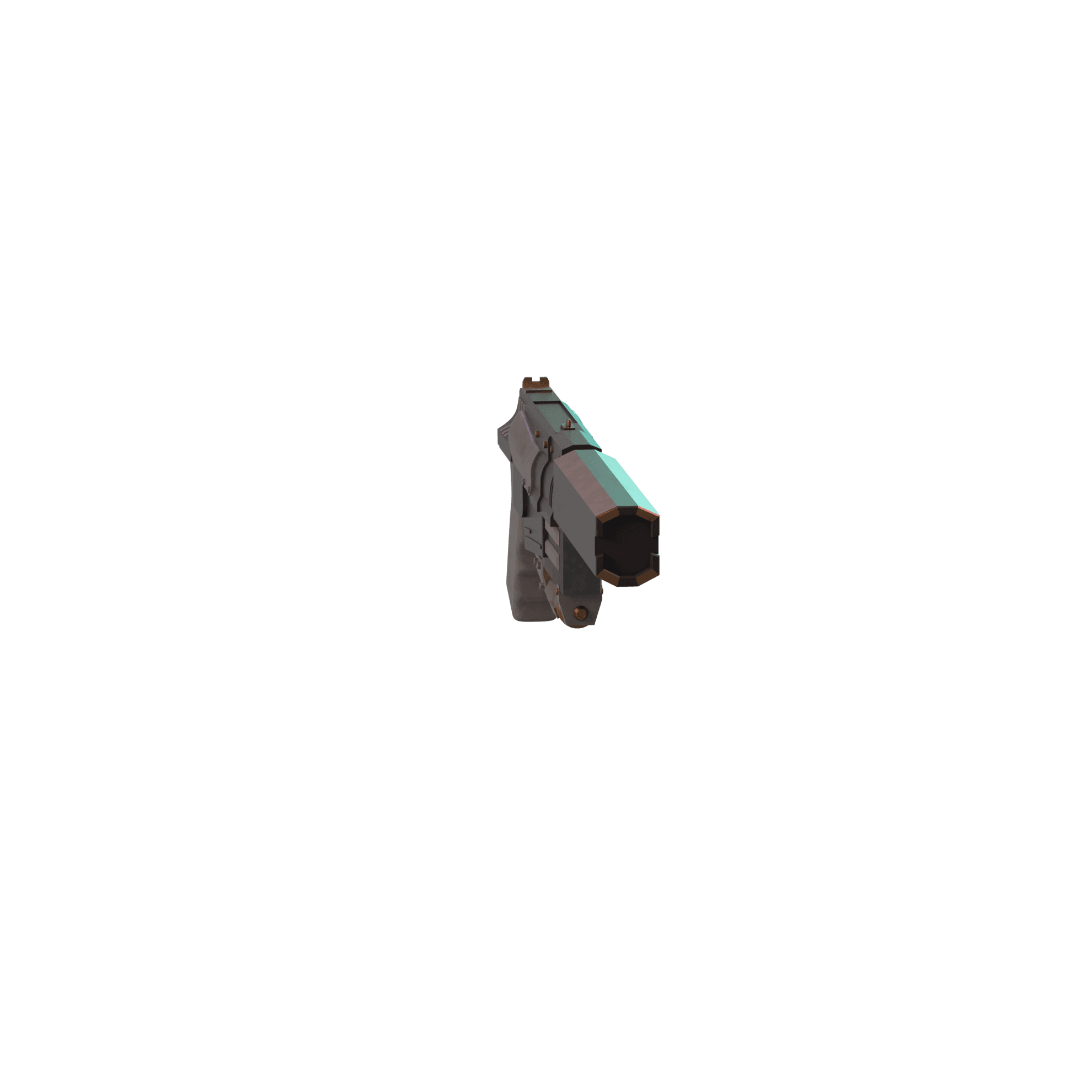 Fallout 10mm Pistol 2 3d model