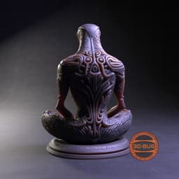 Alien Zen decorative abstract sculpture 3d model