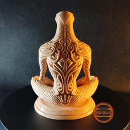 Alien Zen decorative abstract sculpture 3d model