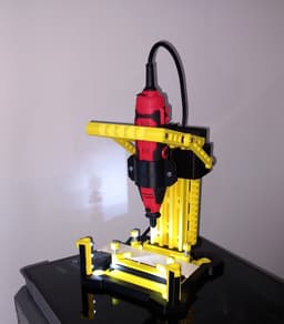 Lil' Lupo Rotary Tool Drill Press Accessory - Material Clamp Kit 3d model