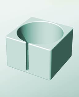 CS162-120-S Stacking slotted component box bin for makers 3d model