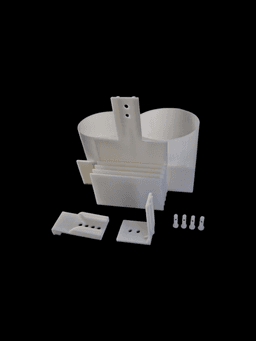 Car cup holder (no supports) 3d model