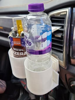 Car cup holder (no supports) 3d model
