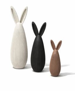 MODERN EASTER BUNNIES / BUNNY DECOR / MODERN EASTER DECOR / HOMEDECOR / DECOR / DECORATIONS 3d model