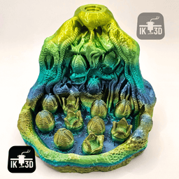Xenomorph Egg Incense Burner / 3MF Included / No Supports 3d model