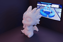 Dragao assustado.stl 3d model