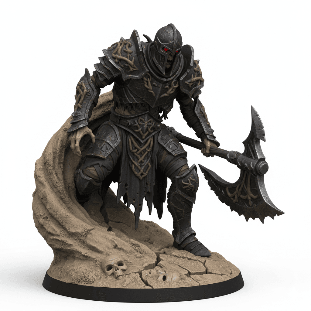 Undead Gladiator Arena Sand Printable STL 3d model