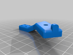 Cable Holder for the Hotbed of the Ortur Obsidian 3d model