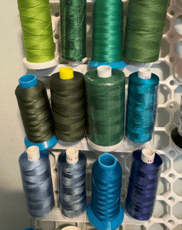 Multiboard Cotton/Thread Spool Holder - 4 Prong version 3d model