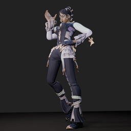 Aniyah the Dancer v2 3d model