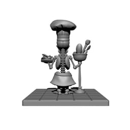 Skeleton Cook - Halloween 3d model