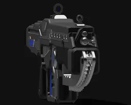 Gears Of War Mark 2 Lancer Assault Rifle 3d model