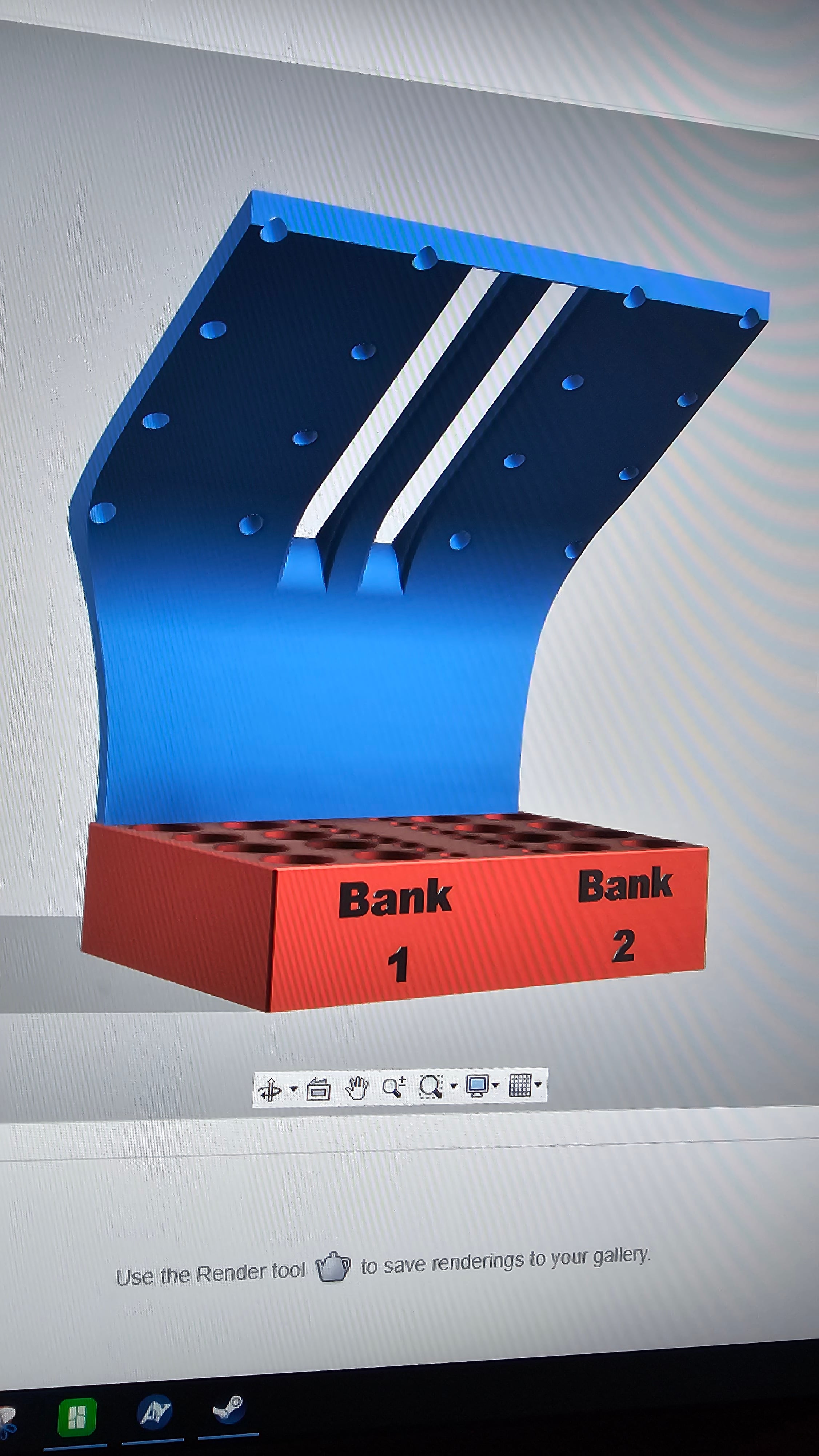 ValveVault Pro V8 Organizer 3d model