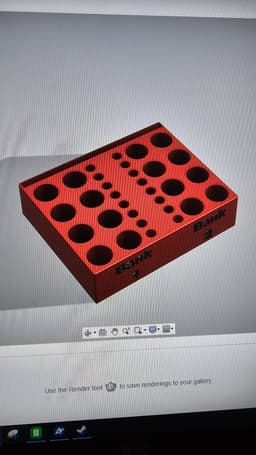 ValveVault Pro V8 Organizer 3d model