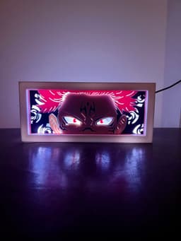 Jujutsu Kaisen - Sukuna LED Lightbox 3d model
