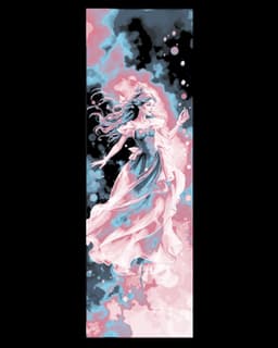 Artistic depictions of a royal princess - set of bookmarks 3d model