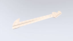 Washburn N4 Nuno Bettencourt Signature radius 12" for CNC 3d model