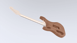 Washburn N4 Nuno Bettencourt Signature radius 12" for CNC 3d model