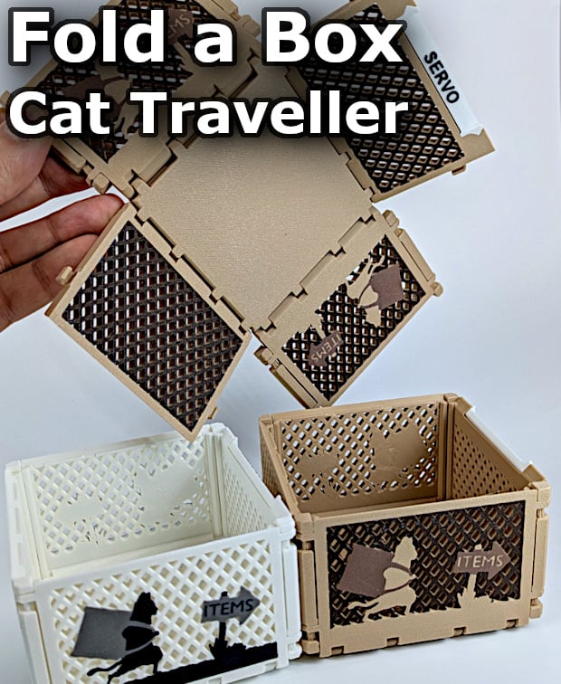 Fold a box - Cat Traveller 3d model