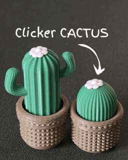 CACTUS Clicker - 2 Sizes 3d model
