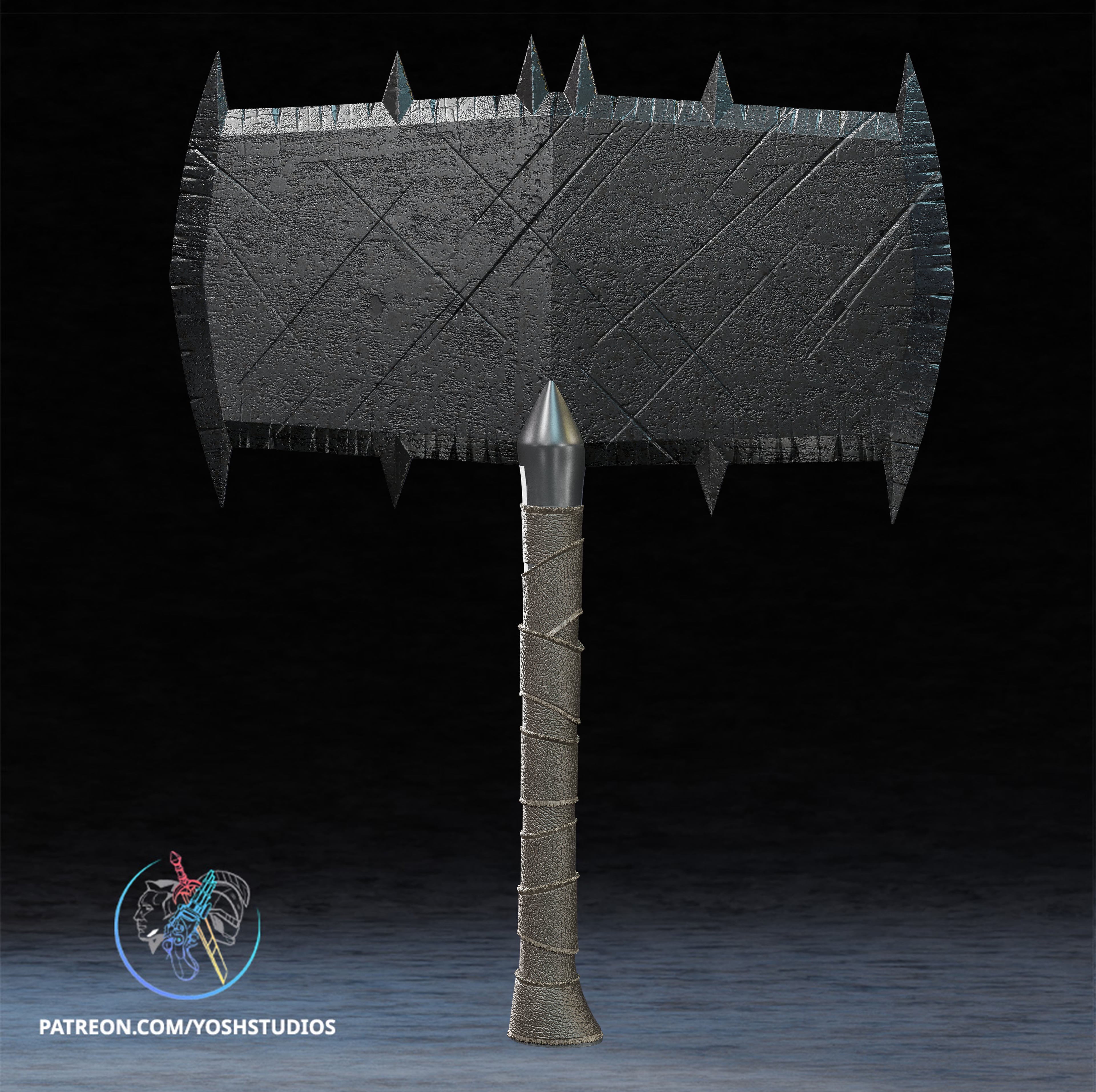 Absolute Detective Axe 3D Printer File STL 3d model