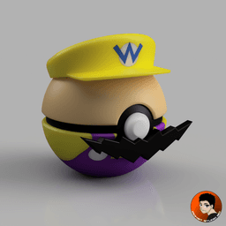 Wario Pokeball 3d model