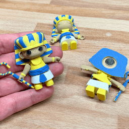 3D Printable Pharaoh 3d model