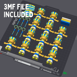3D Printable Pharaoh 3d model