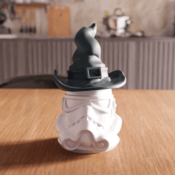 Stormtrooper Witch Hat Figurine Statue 3d model