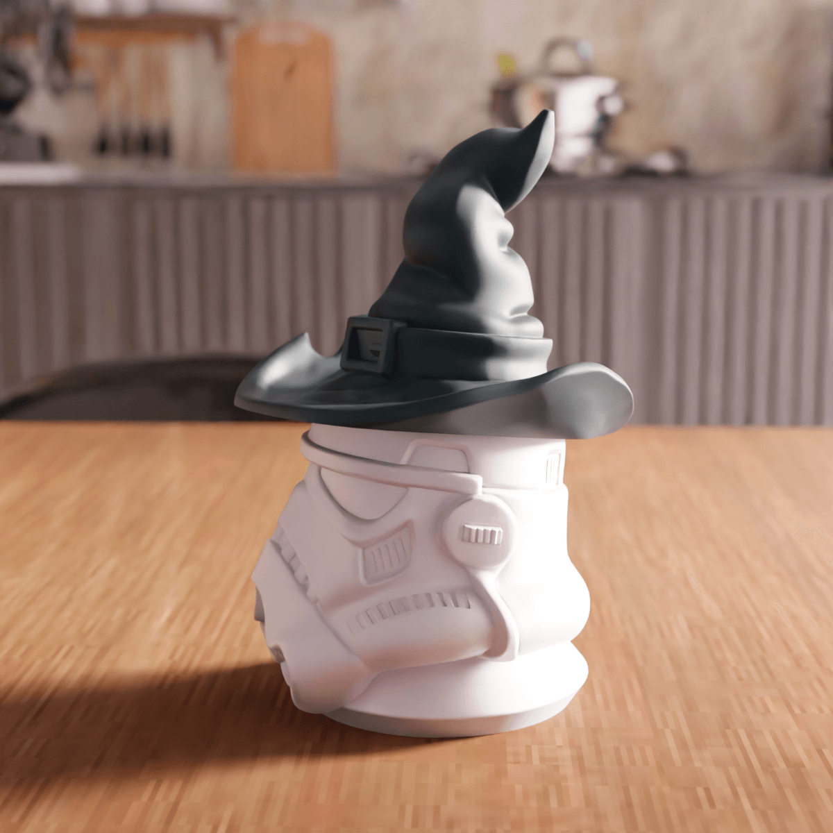 Stormtrooper Witch Hat Figurine Statue 3d model